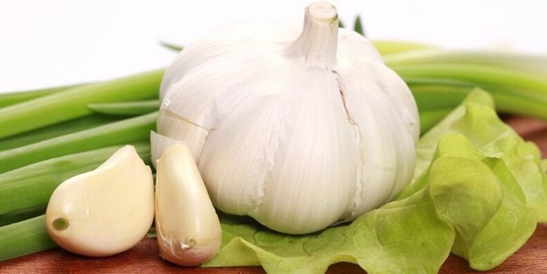 garlic from parasites in the body