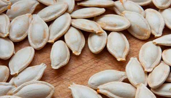 Pumpkin seeds to fight worms in the body