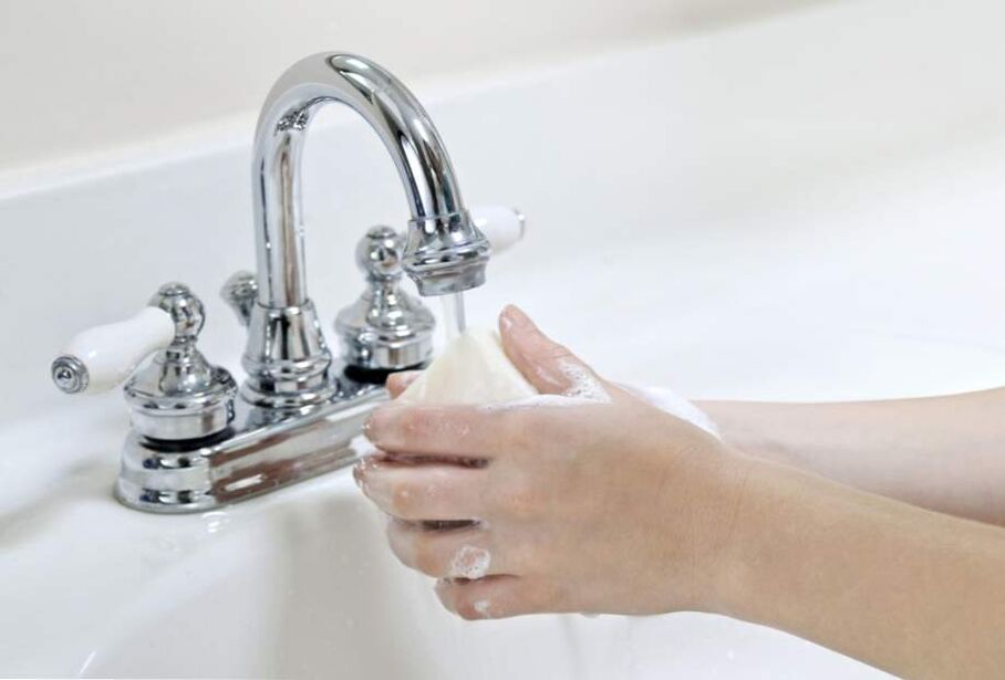 hand washing against pests