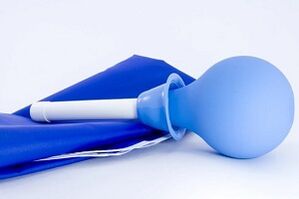 cleansing enema to remove parasites from the body